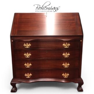 Vintage Mahogany Secretary Desk, Slant Front Desk