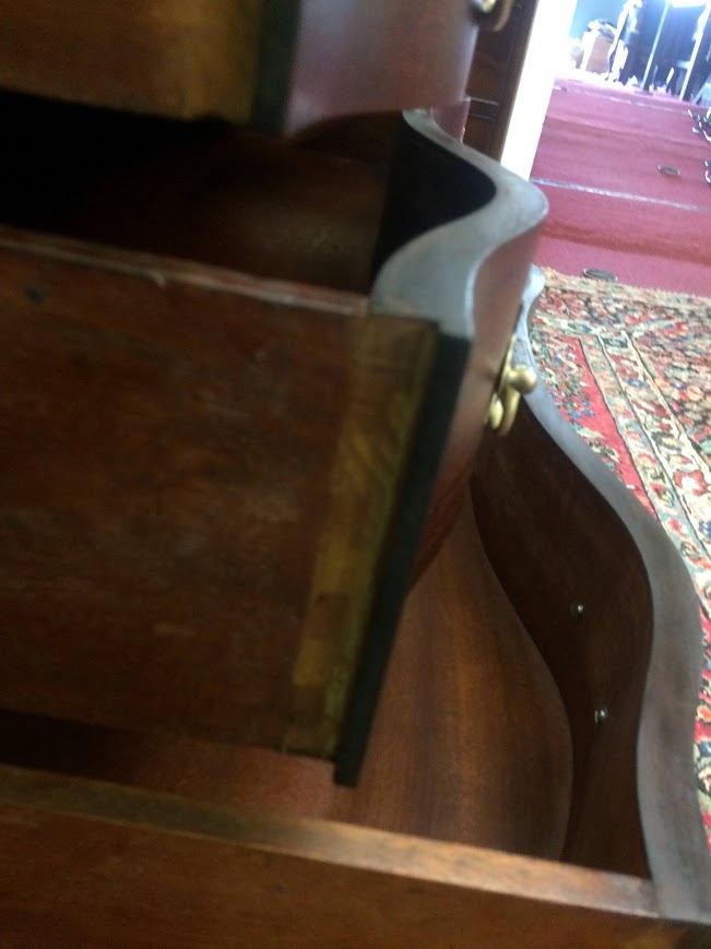 Vintage Mahogany Secretary Desk, Slant Front Desk - Image 13