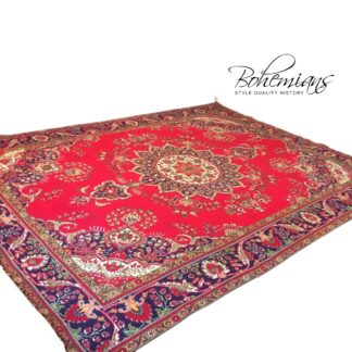 Vintage Persian Rug, Tabriz Room Size Rug