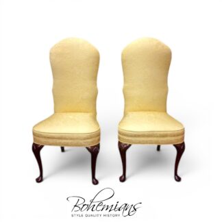 Vintage Accent Chairs, Georgian Style Chairs, The Pair