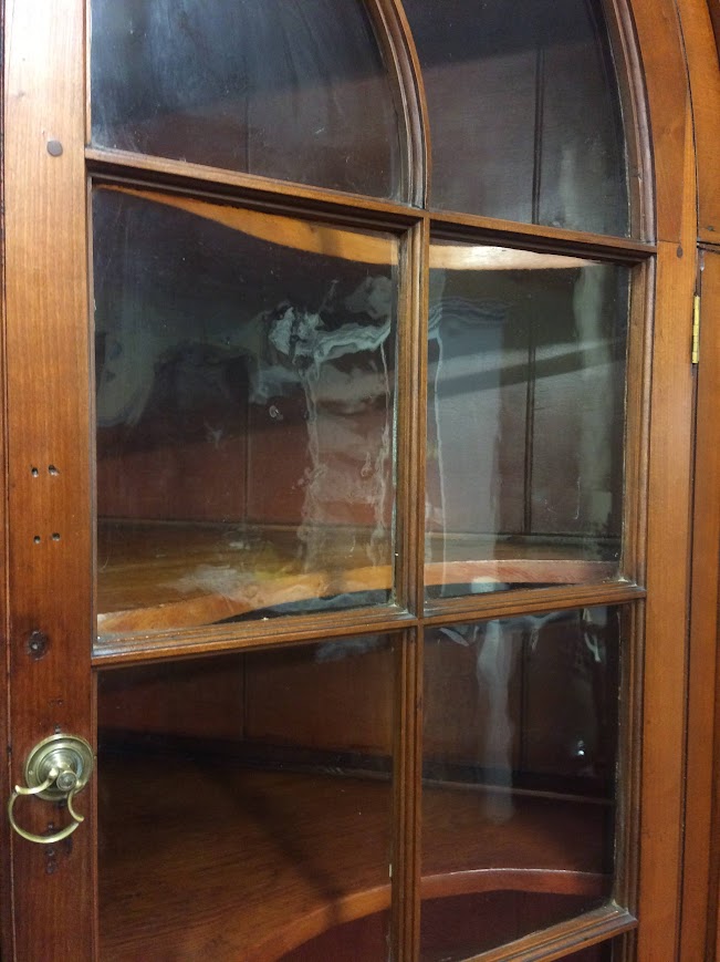 Antique Corner Cupboard, American Cherry Corner Cabinet - Image 7