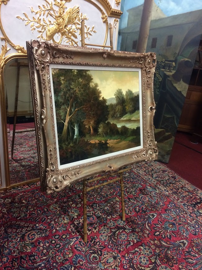 Vintage Giclee Landscape Artwork, Framed Artwork on Canvas - Image 7