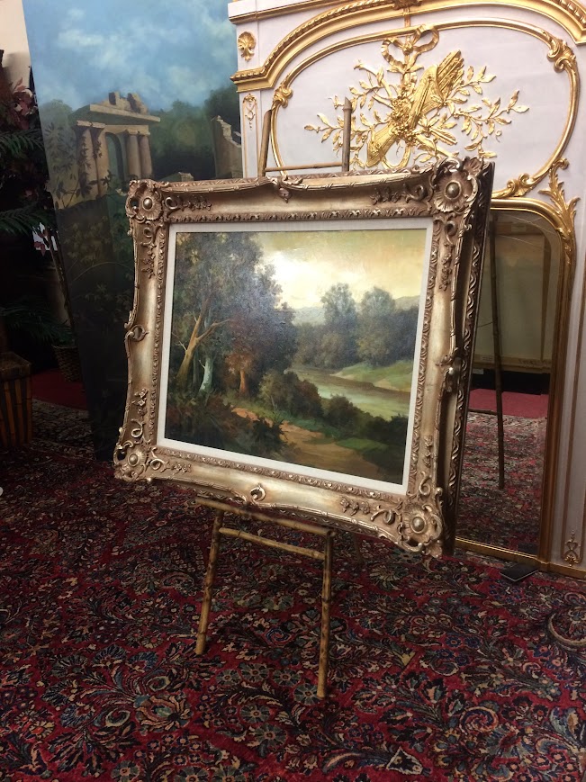 Vintage Giclee Landscape Artwork, Framed Artwork on Canvas - Image 8