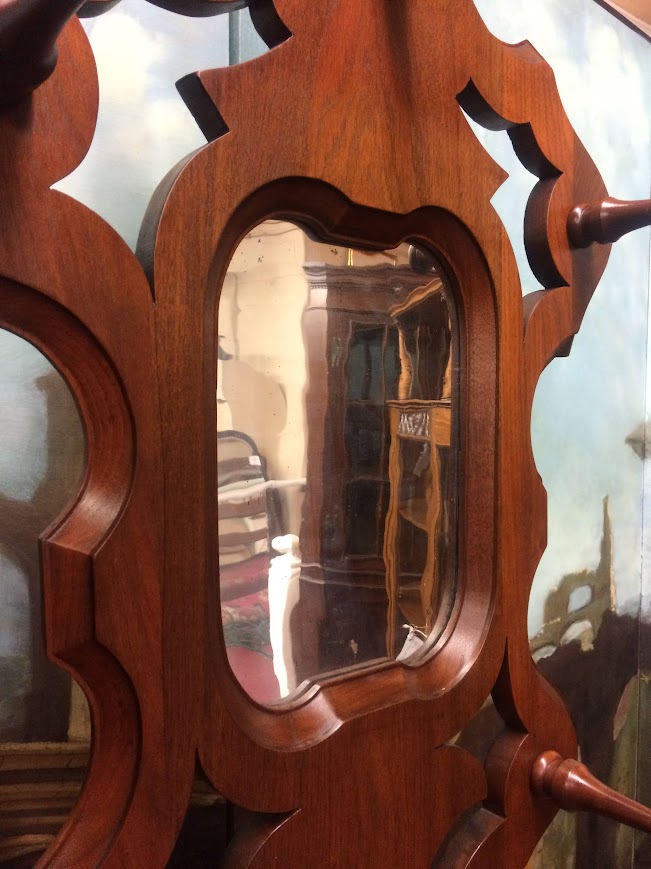 Antique Hall Tree, Victorian Hat Rack with Umbrella Stand - Image 8