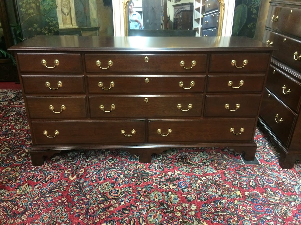 Vintage Dresser, Eleven Drawer Dresser, Harden Furniture - Image 3