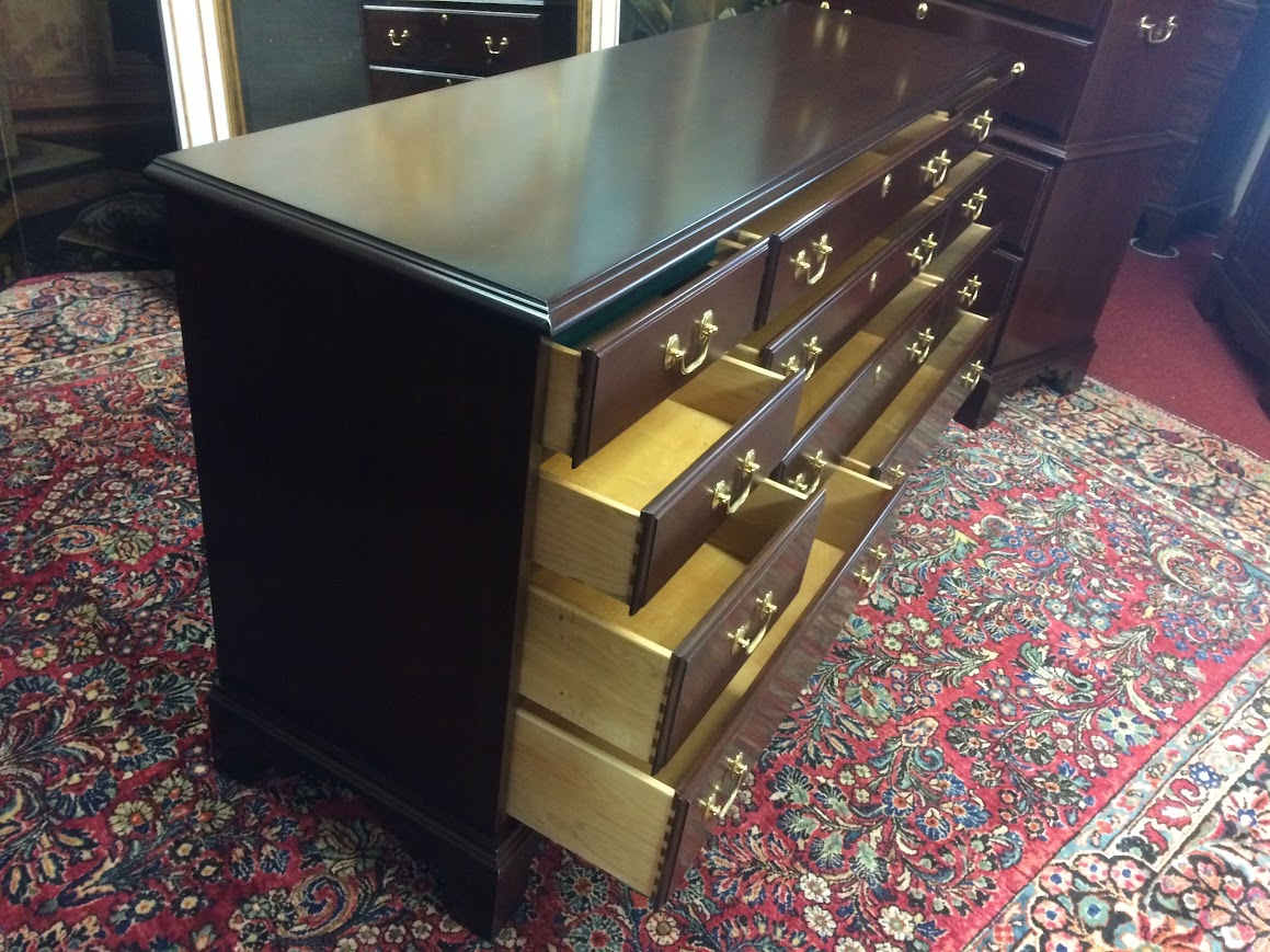 Vintage Dresser, Eleven Drawer Dresser, Harden Furniture - Image 8