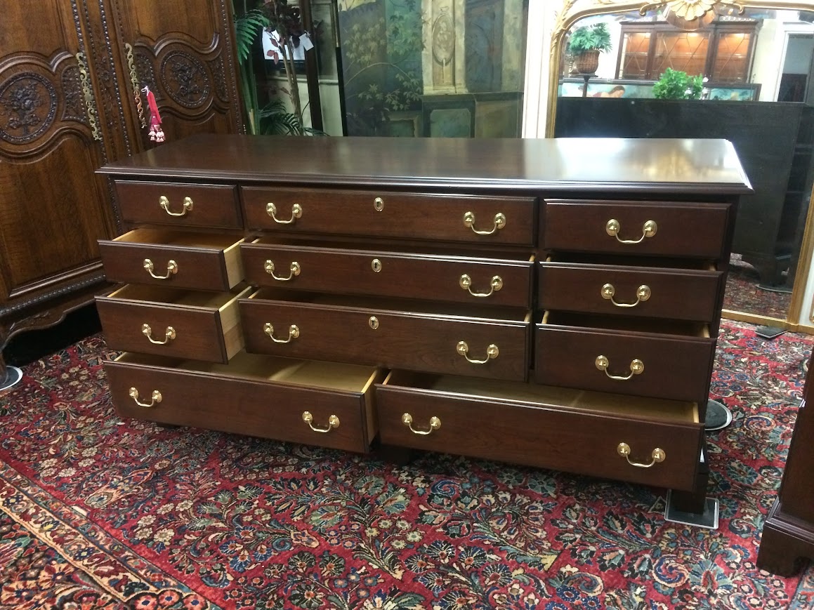 Vintage Dresser, Eleven Drawer Dresser, Harden Furniture - Image 11