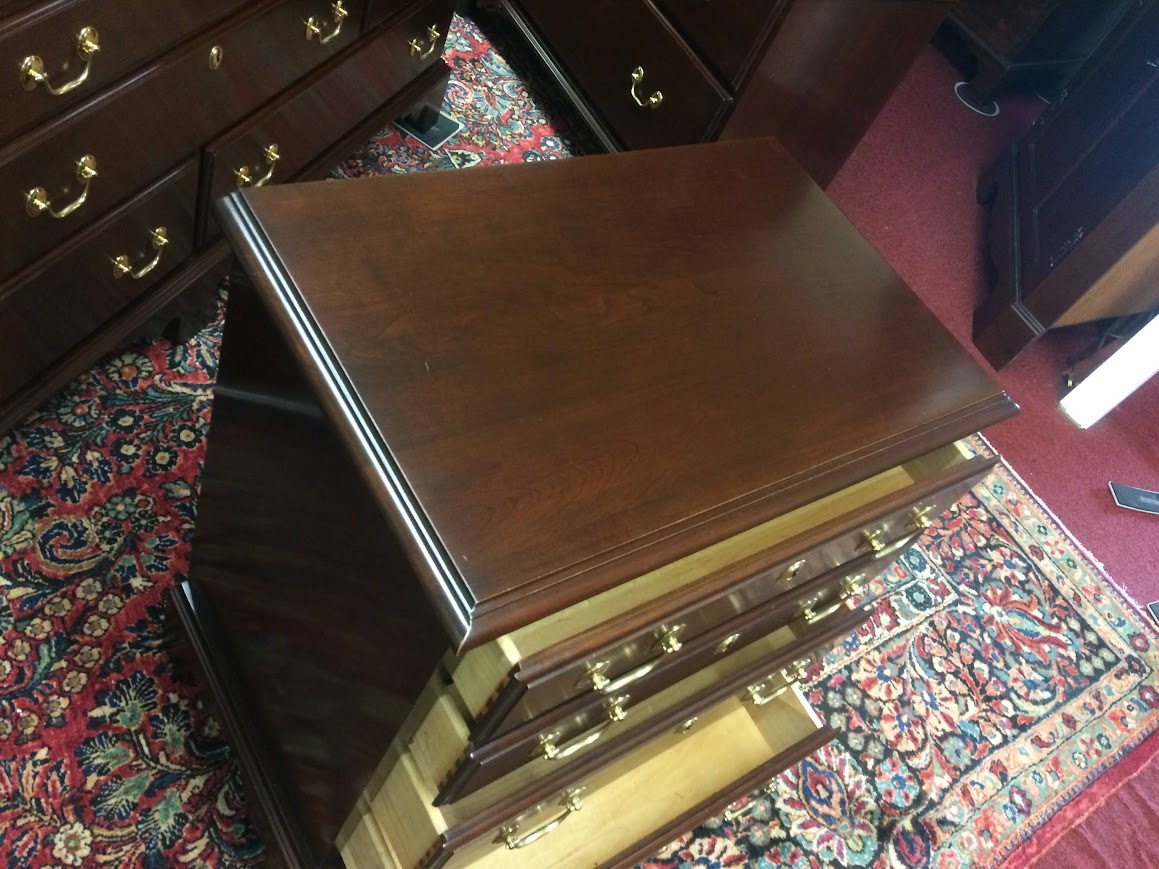 Vintage Harden Nightstand, Four Drawer Nightstand Chest - Image 9