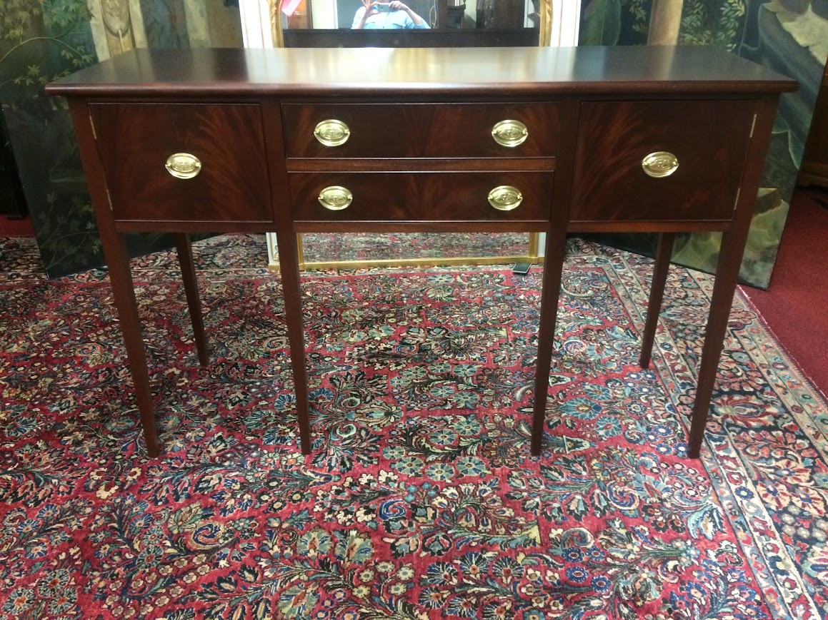 Vintage Mahogany Huntboard, Tall Sideboard Buffet - Image 2