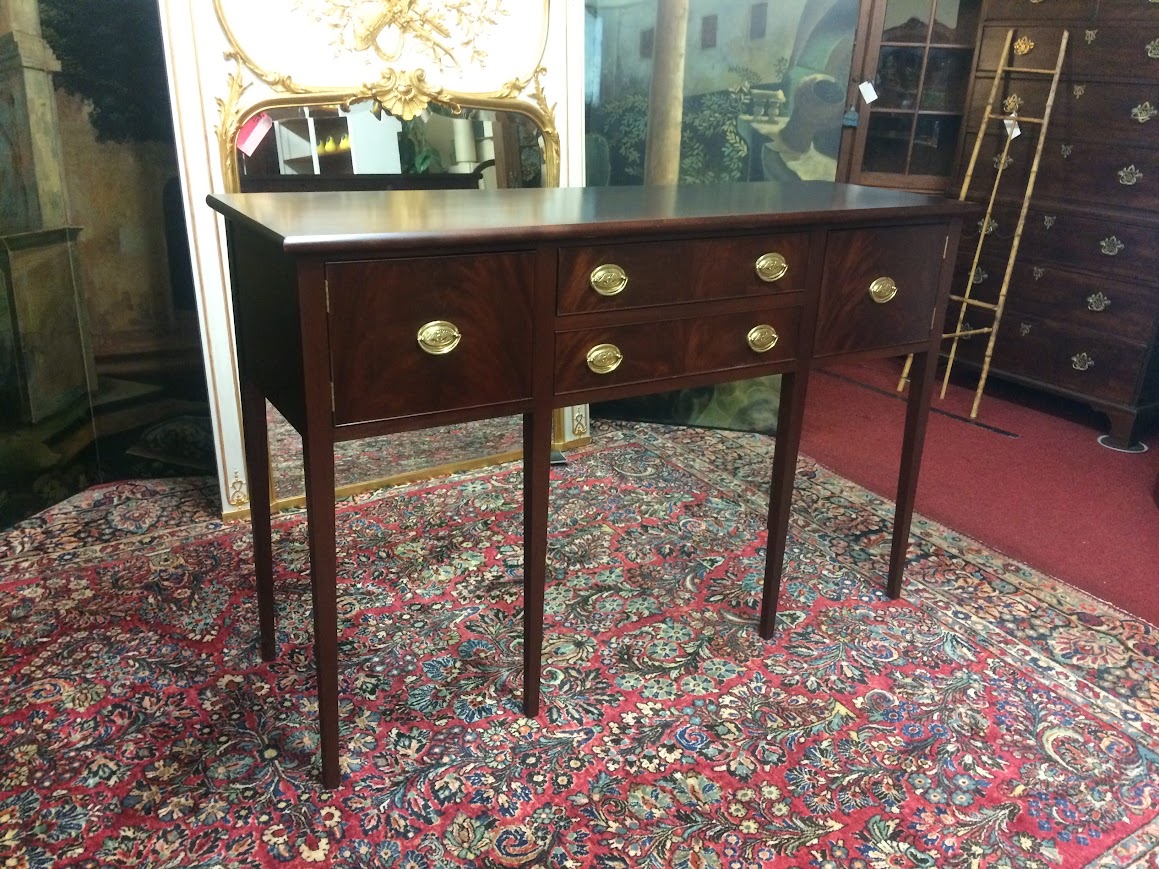 Vintage Mahogany Huntboard, Tall Sideboard Buffet - Image 4