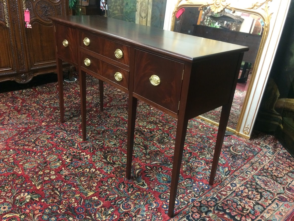 Vintage Mahogany Huntboard, Tall Sideboard Buffet - Image 5