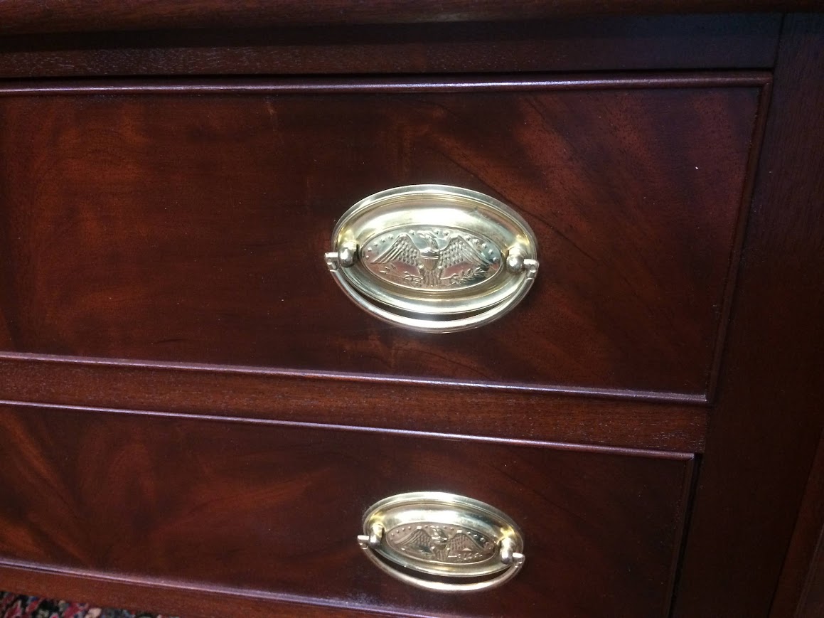 Vintage Mahogany Huntboard, Tall Sideboard Buffet - Image 10