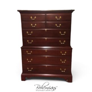 Vintage Chest on Chest, Mahogany Tall Chest, Lexington Furniture