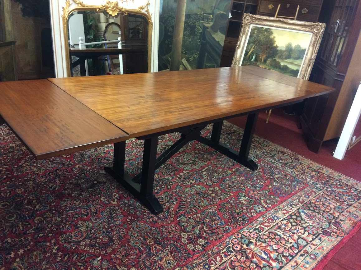 Vintage Trestle Table, Dining Table, Nichols and Stone Furniture - Image 11