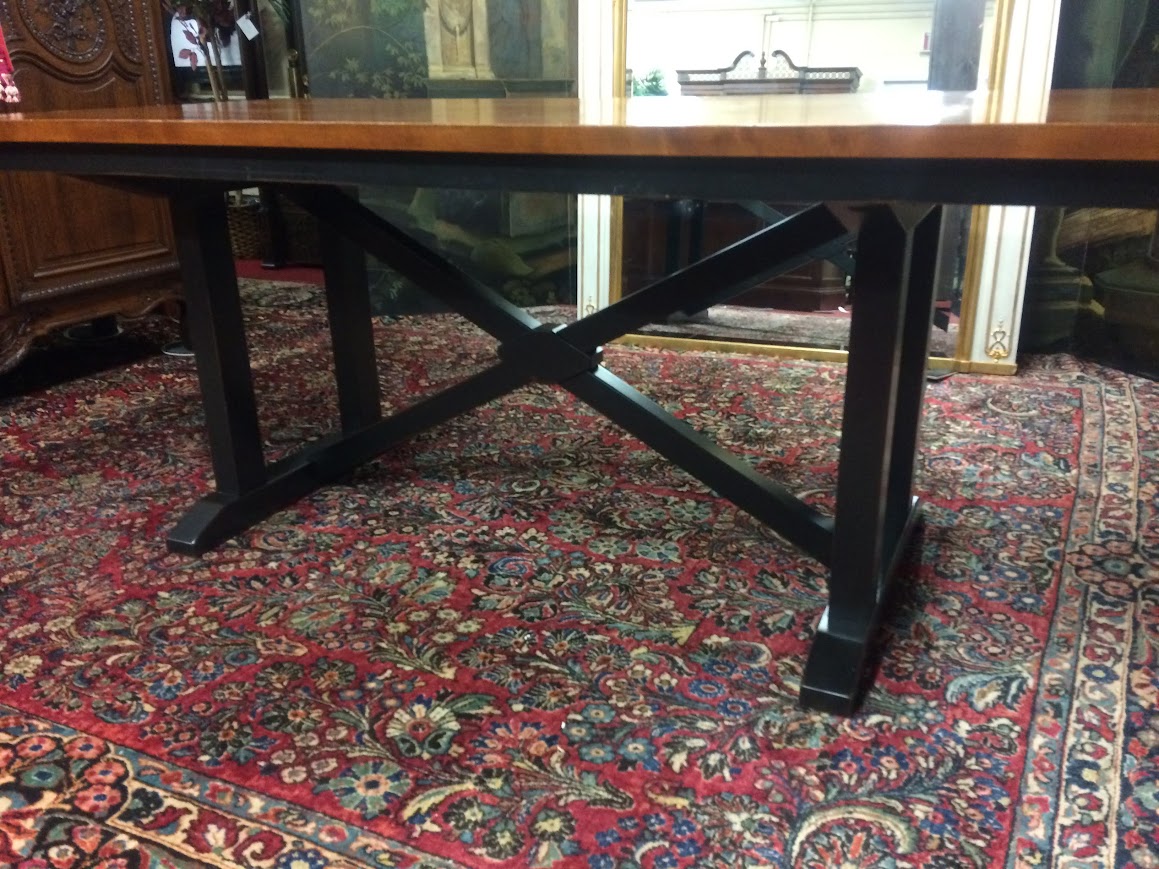 Vintage Trestle Table, Dining Table, Nichols and Stone Furniture - Image 4