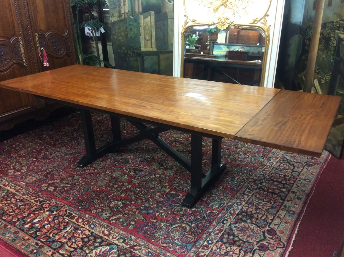Vintage Trestle Table, Dining Table, Nichols and Stone Furniture - Image 8