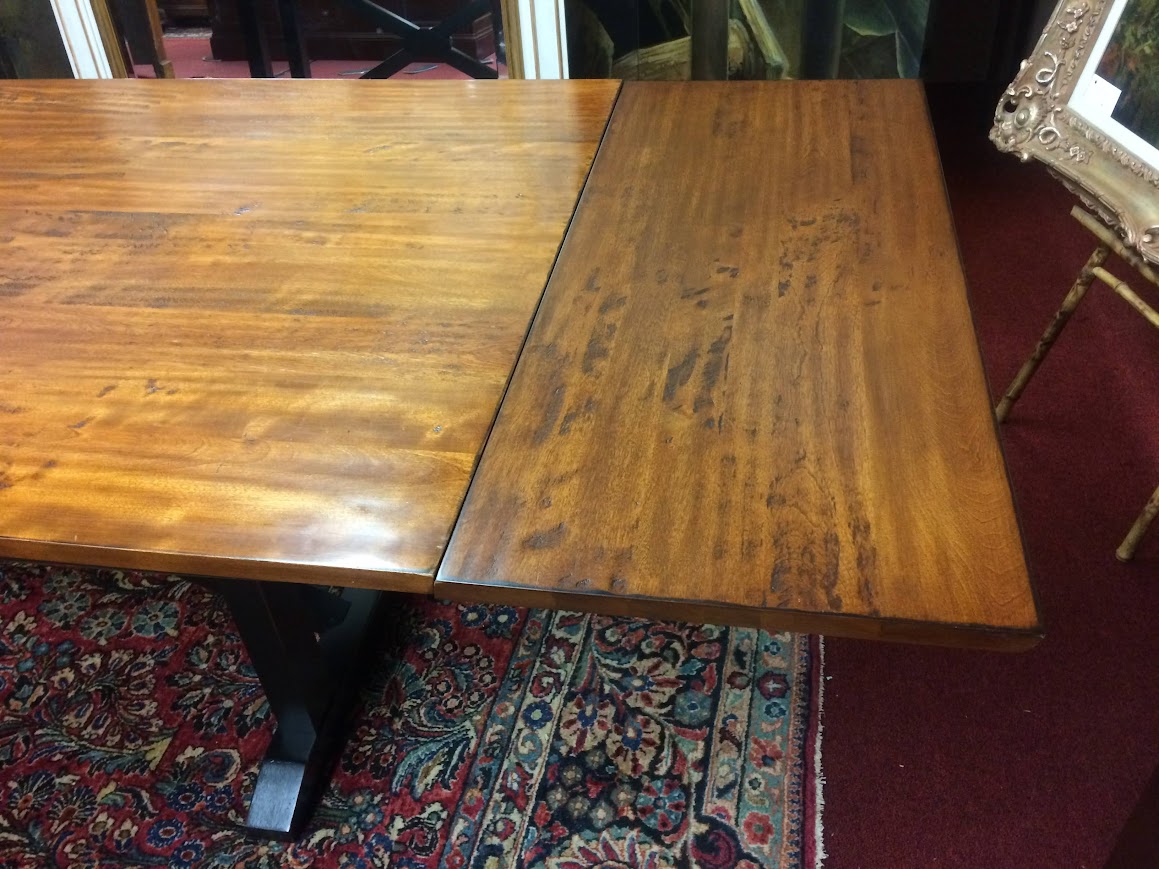 Vintage Trestle Table, Dining Table, Nichols and Stone Furniture - Image 9