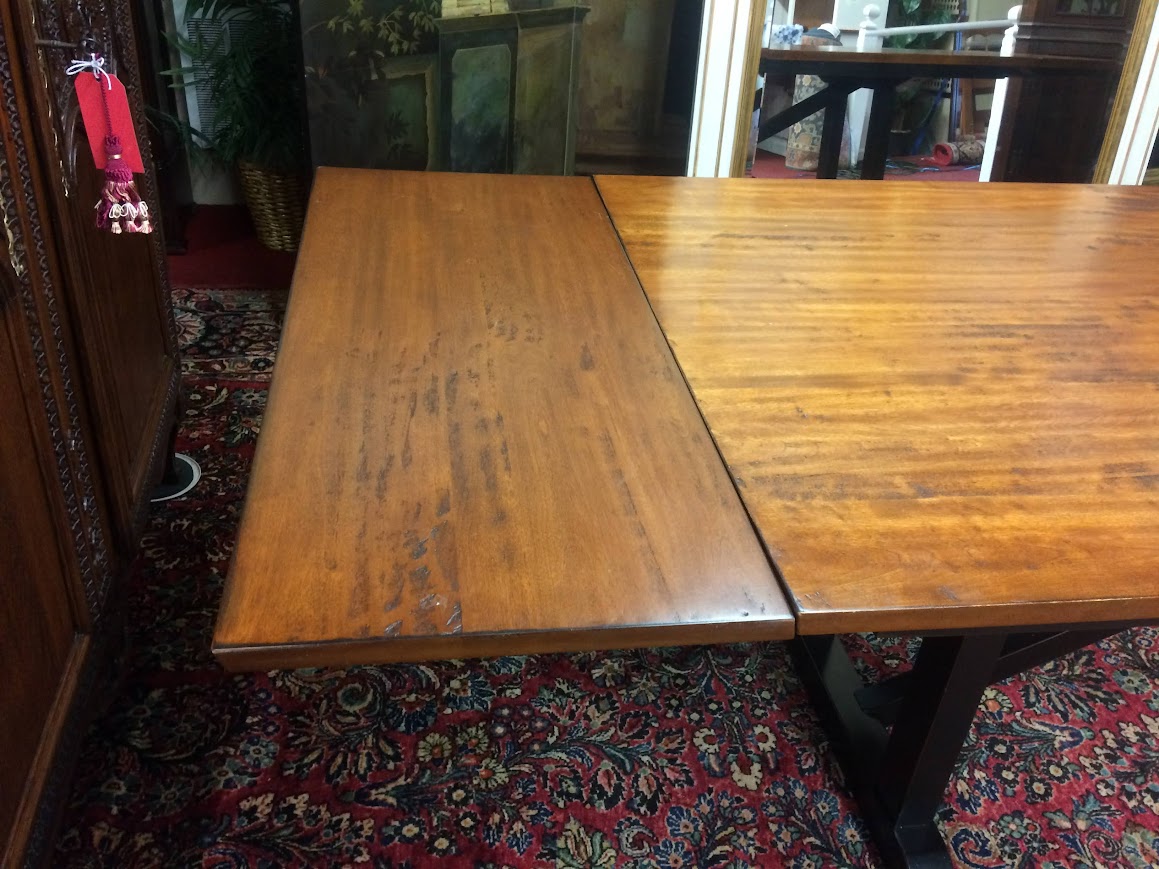 Vintage Trestle Table, Dining Table, Nichols and Stone Furniture - Image 10