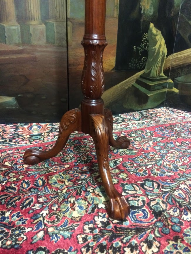 Vintage Mahogany Plant Stand, Pedestal - Image 5