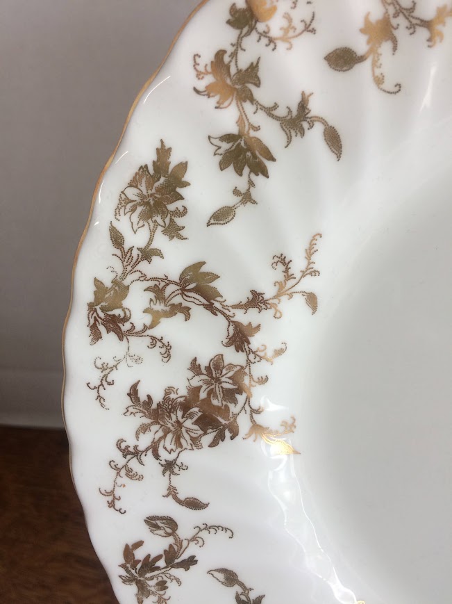 Vintage Minton Plates, "Ancestral" Pattern Plates, Luncheon Plates Set of Six - Image 4