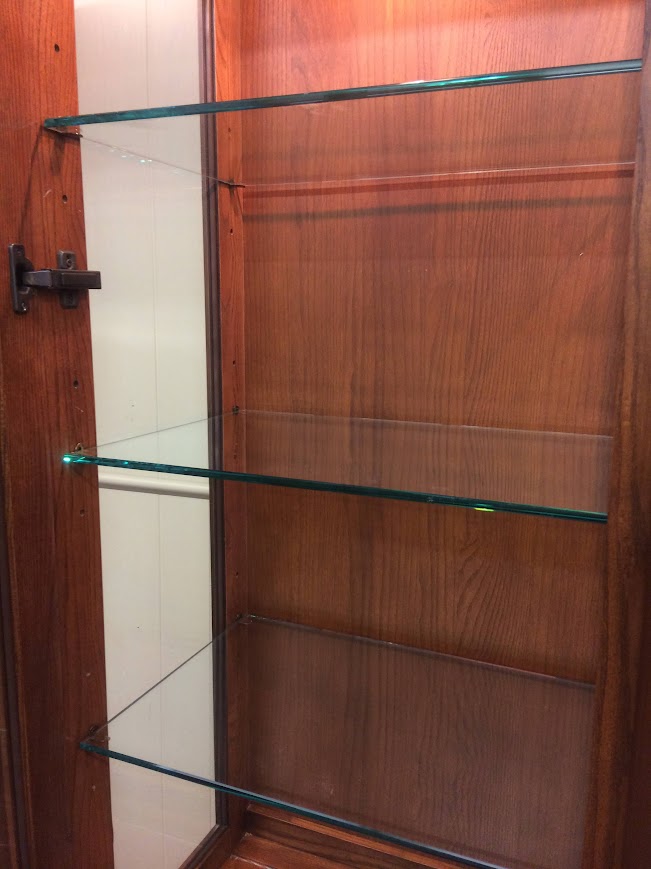 Vintage China Cabinet, Contemporary Display Cabinet, Ethan Allen Furniture - Image 7