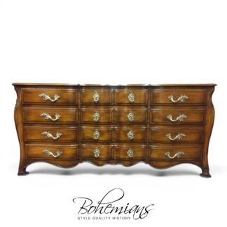 Vintage French Provincial Dresser, 16 Drawer Dresser