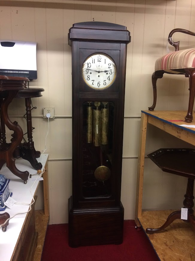 Antique Tall Case Clock, Art Deco Clock - Image 2