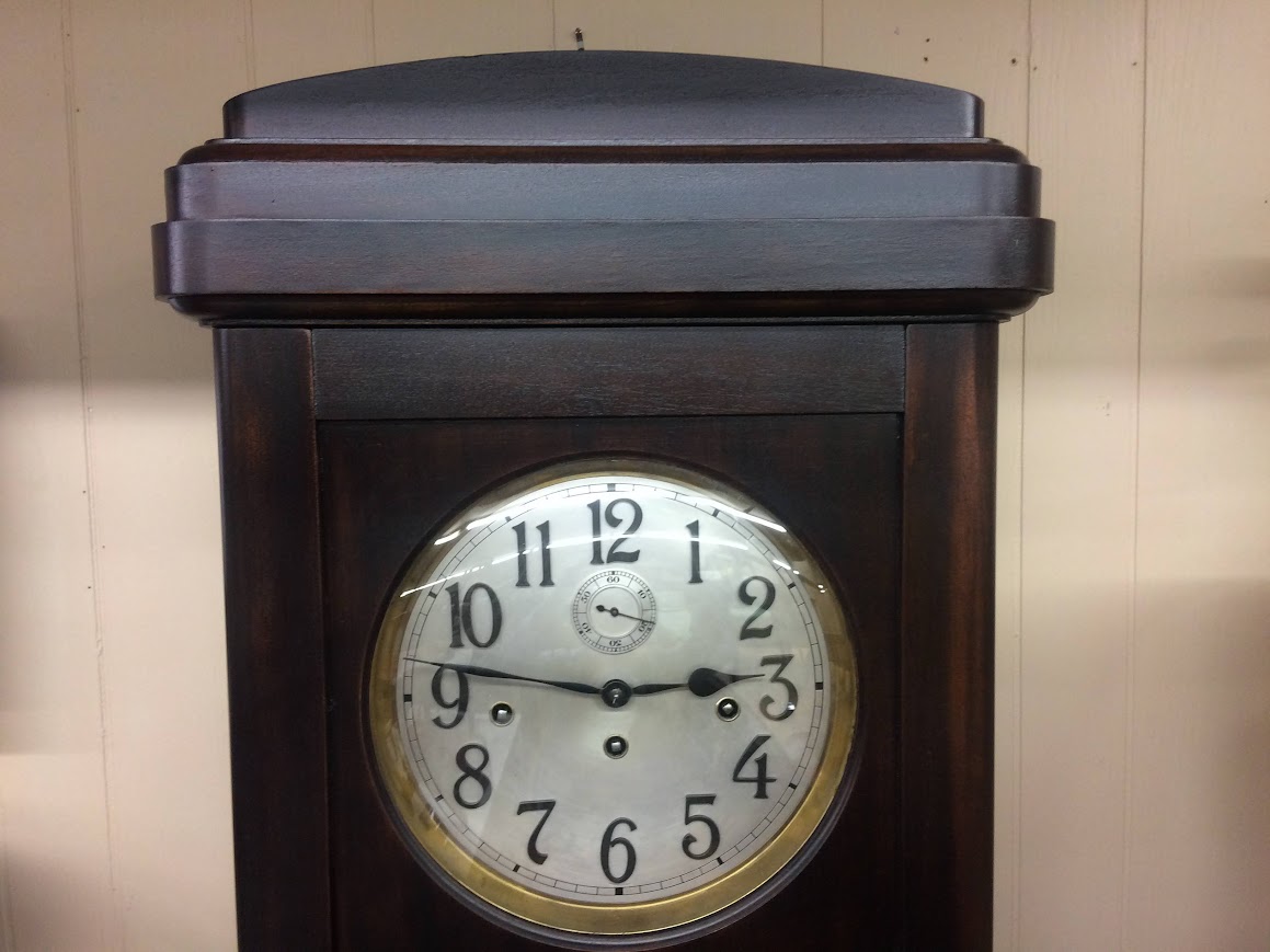 Antique Tall Case Clock, Art Deco Clock - Image 5