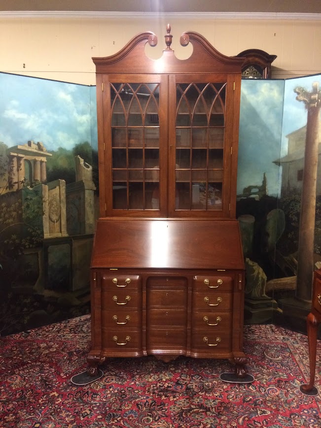 Mahogany Secretary Desk, Biggs Furniture - Image 2