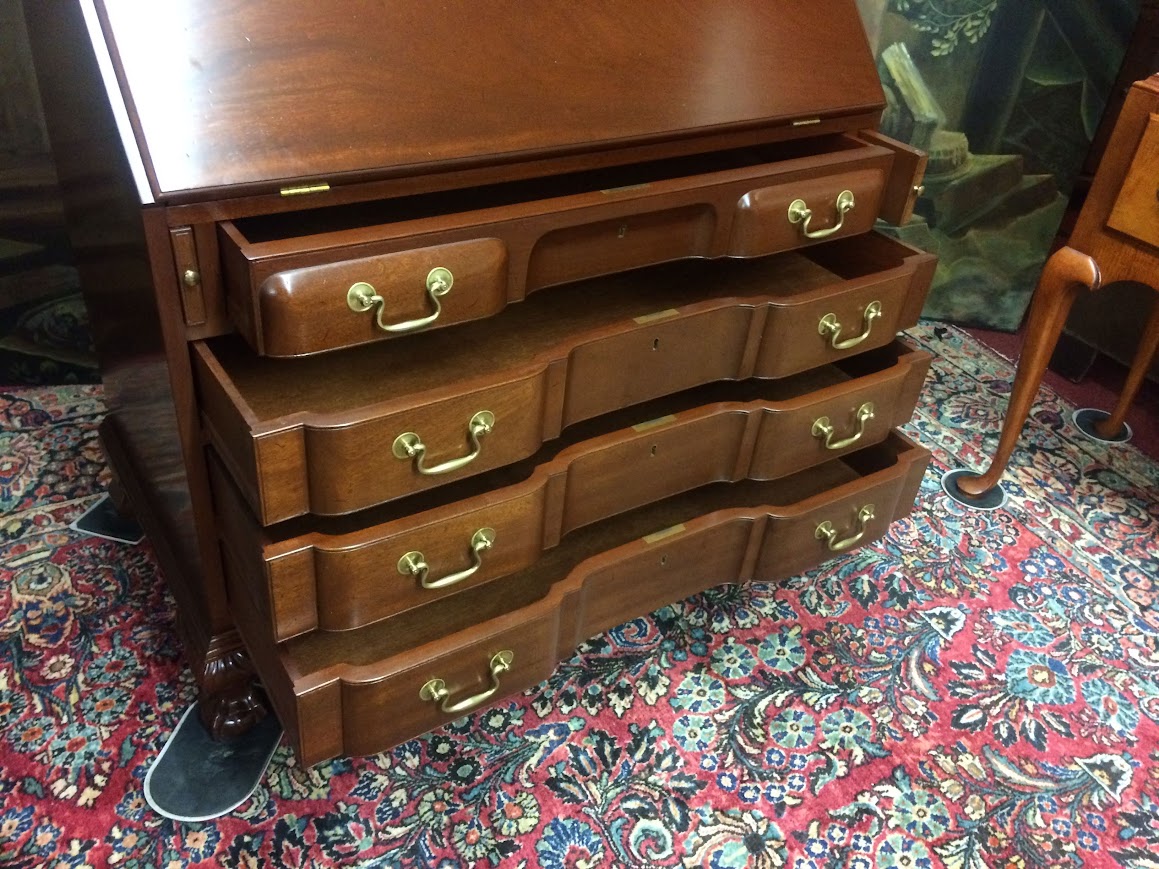 Mahogany Secretary Desk, Biggs Furniture - Image 15