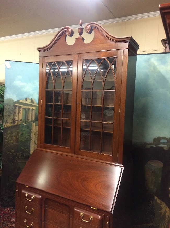 Mahogany Secretary Desk, Biggs Furniture - Image 4