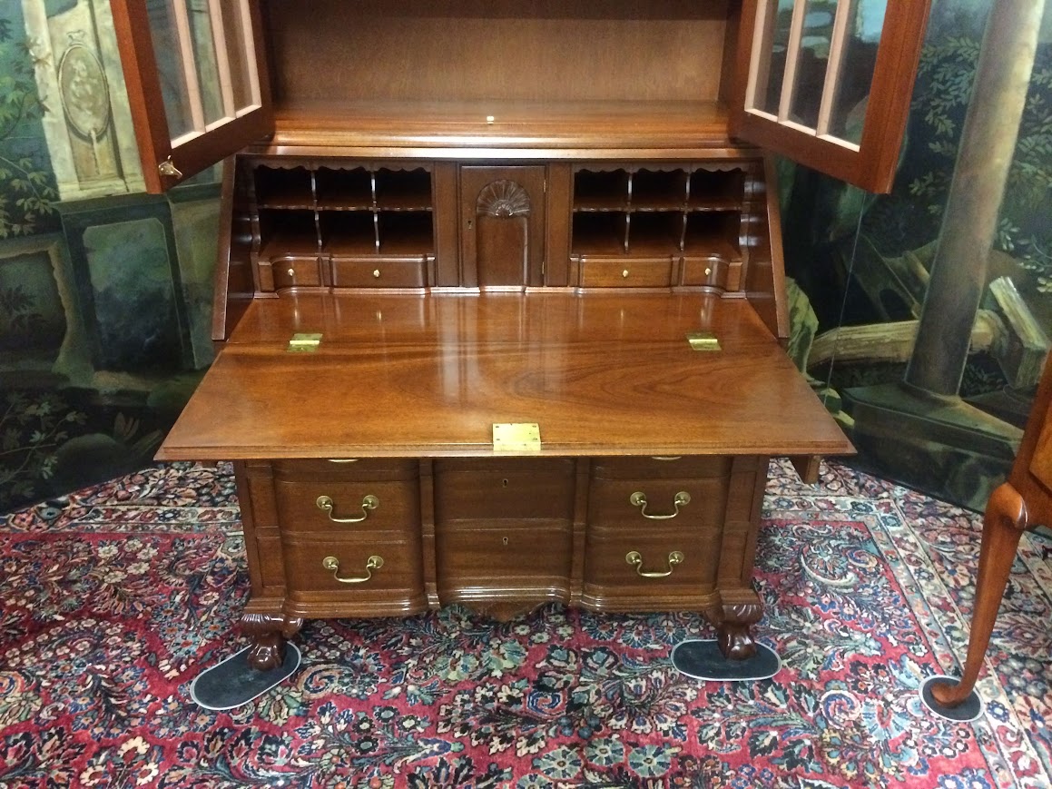Mahogany Secretary Desk, Biggs Furniture - Image 6