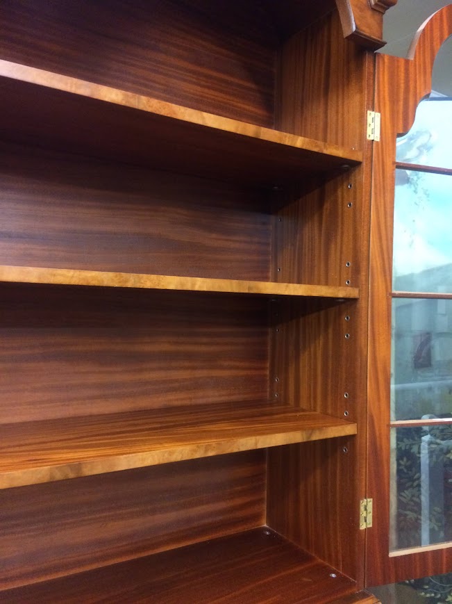 Vintage Secretary Desk, Double Bonnet Secretary Desk - Image 14