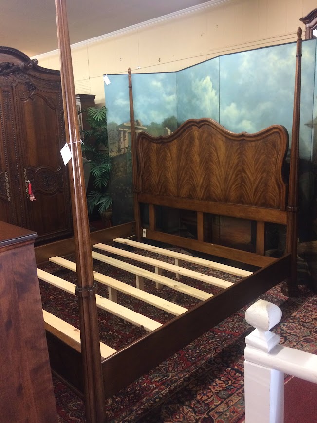 King Size Bed, Poster Bed, Attributed to Century Furniture - Image 10