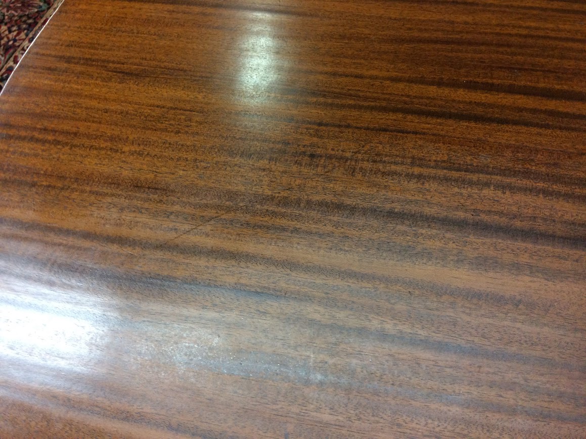 Colonial Style Dining Table, Tilting Dining Table, Mahogany Oval Table - Image 7