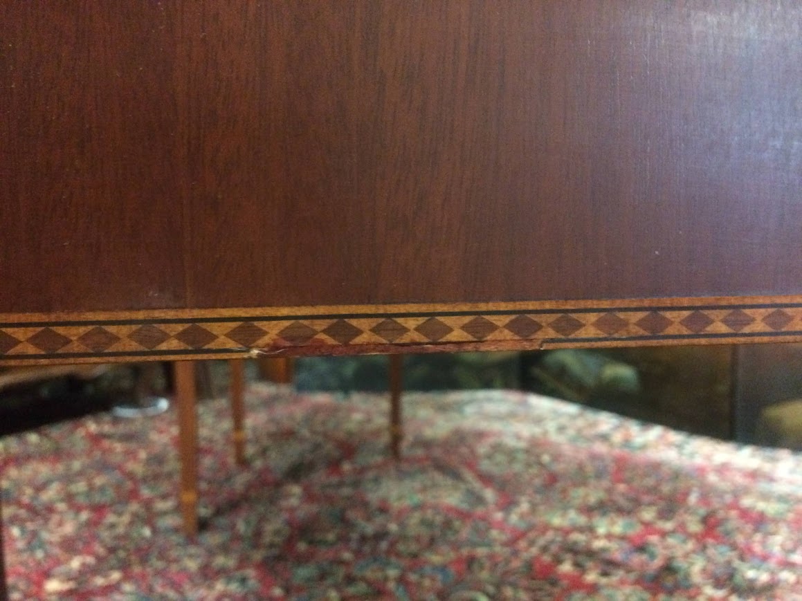 Inlaid Sideboard with Brass Gallery, Councill Craftsmen Furniture - Image 16