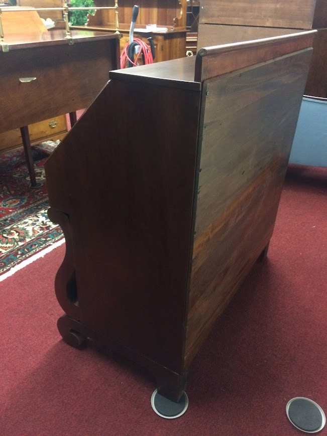 Antique Secretary Desk, Empire Revival Secretary Desk - Image 12