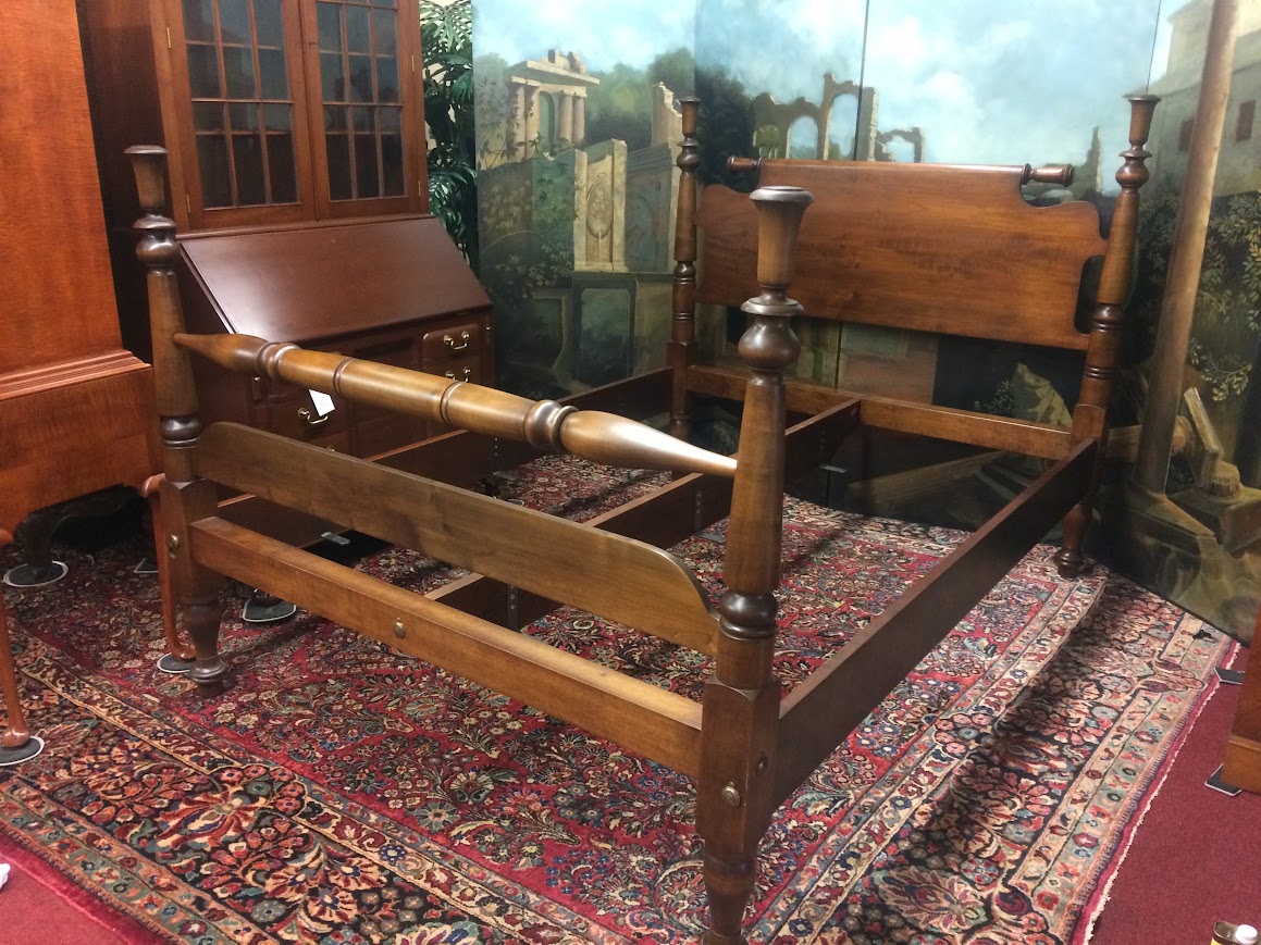 Tulip Poster Bed, Queen Size Bed, Leonards New England Furniture - Image 3