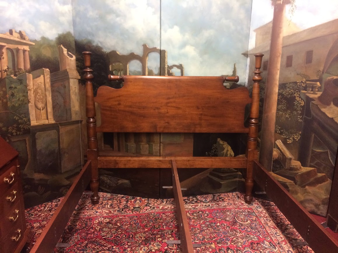 Tulip Poster Bed, Queen Size Bed, Leonards New England Furniture - Image 4