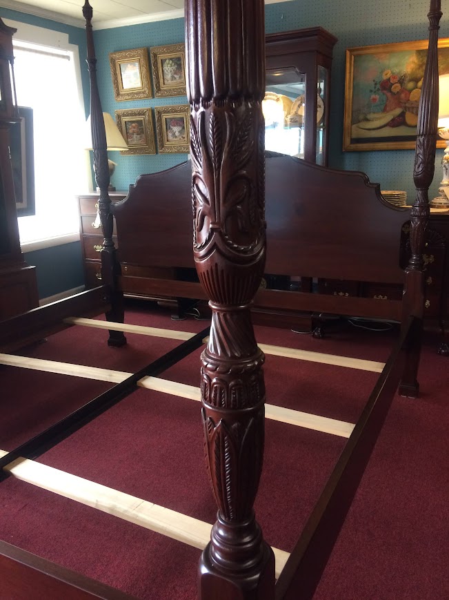 Vintage King Size Poster Bed, Lexington Furniture - Image 6