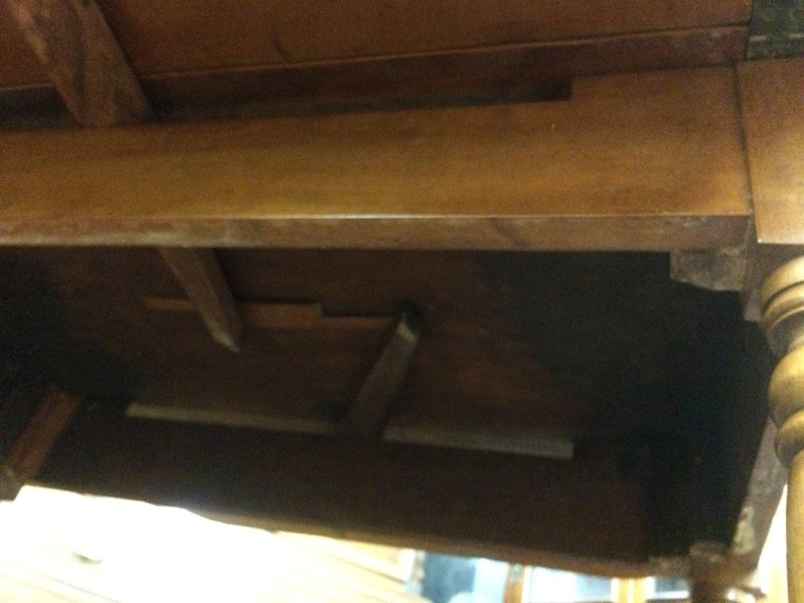 Antique Drop Leaf Table, Maple Dining Table - Image 8