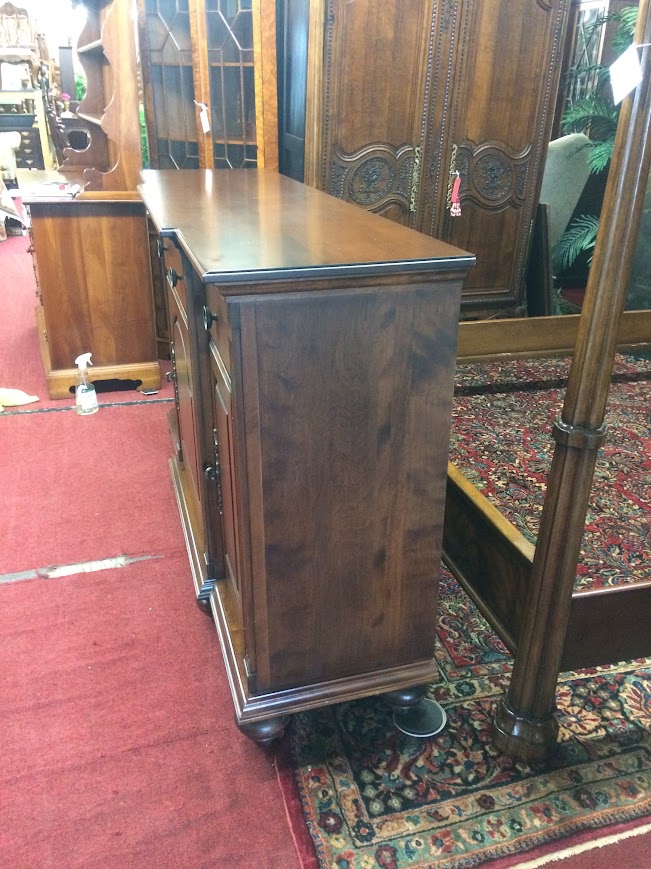 Vintage Buffet, Cherry Wood Tall Server, Nichols and Stone Furniture - Image 4