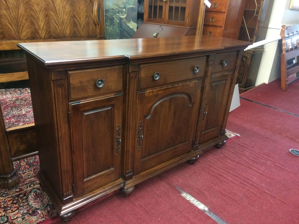 Vintage Buffet, Cherry Wood Tall Server, Nichols and Stone Furniture - Image 12