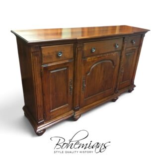 Vintage Buffet, Cherry Wood Tall Server, Nichols and Stone Furniture