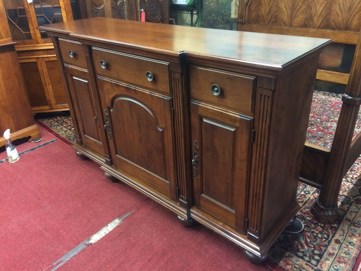 Vintage Buffet, Cherry Wood Tall Server, Nichols and Stone Furniture - Image 11