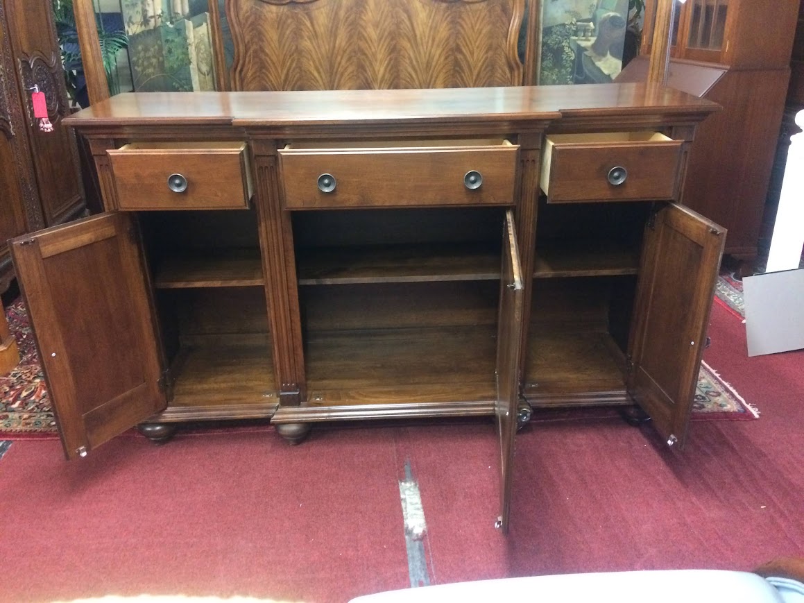 Vintage Buffet, Cherry Wood Tall Server, Nichols and Stone Furniture - Image 10