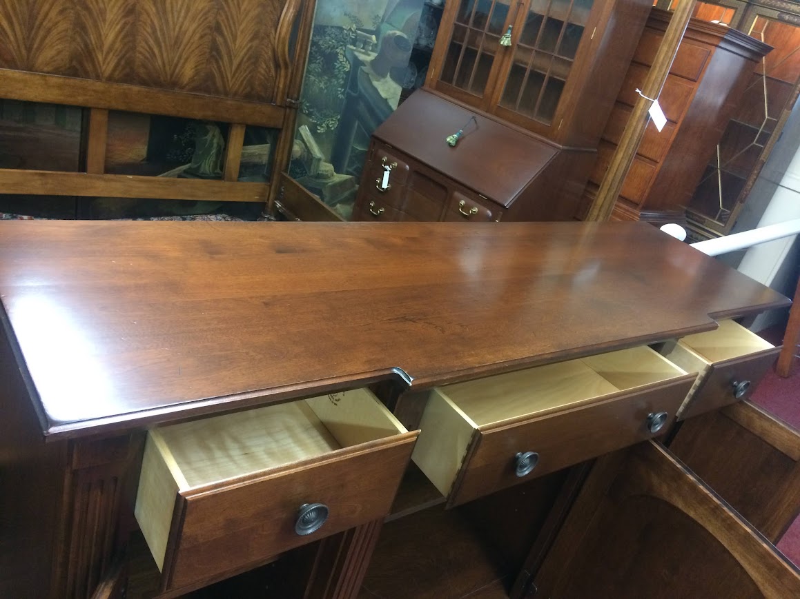 Vintage Buffet, Cherry Wood Tall Server, Nichols and Stone Furniture - Image 7