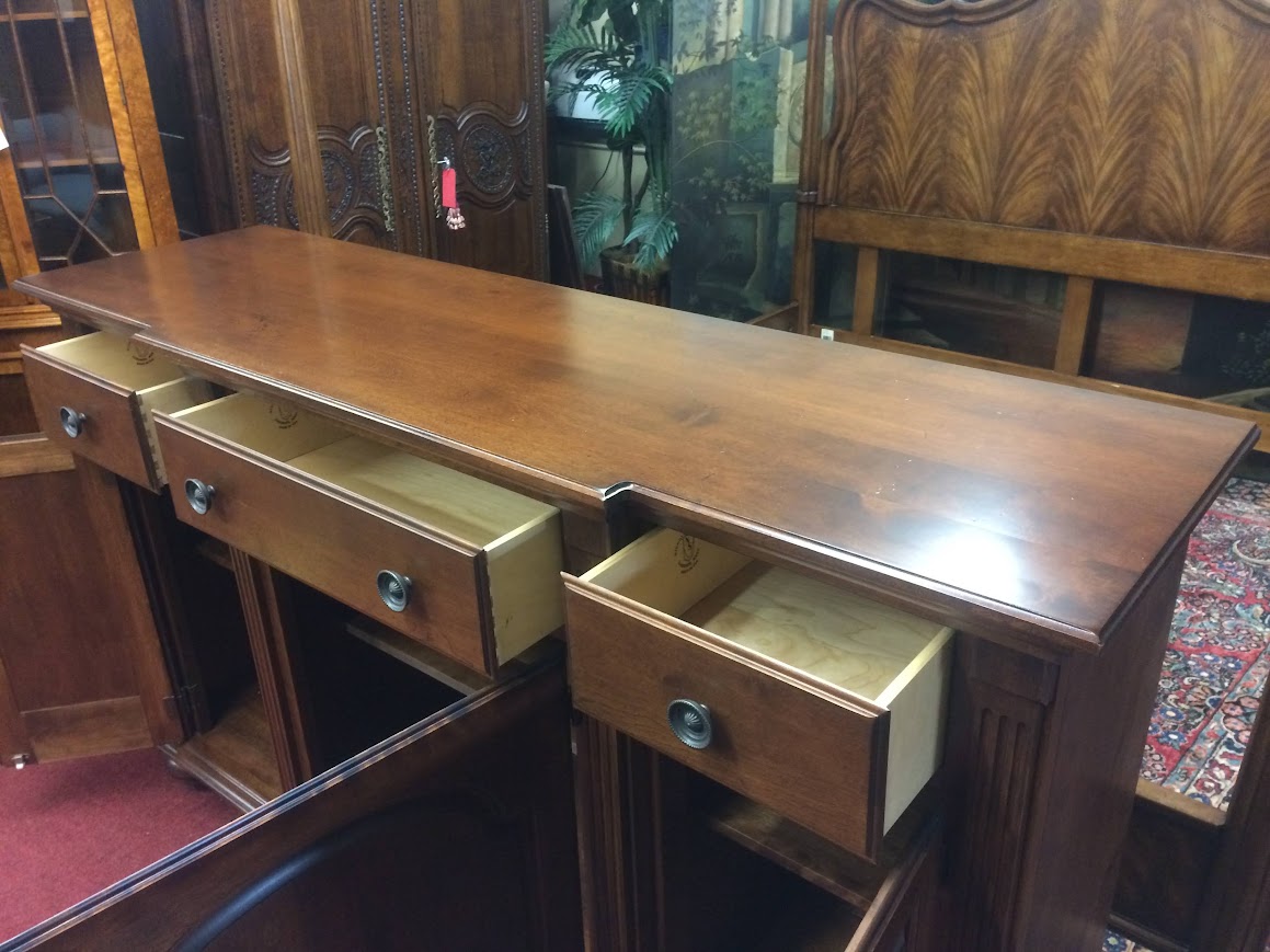 Vintage Buffet, Cherry Wood Tall Server, Nichols and Stone Furniture - Image 6