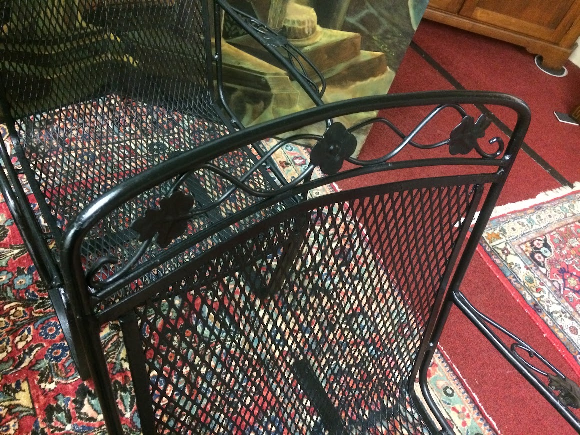 Vintage Salterini Style Patio Chairs, Set of Six - Image 11