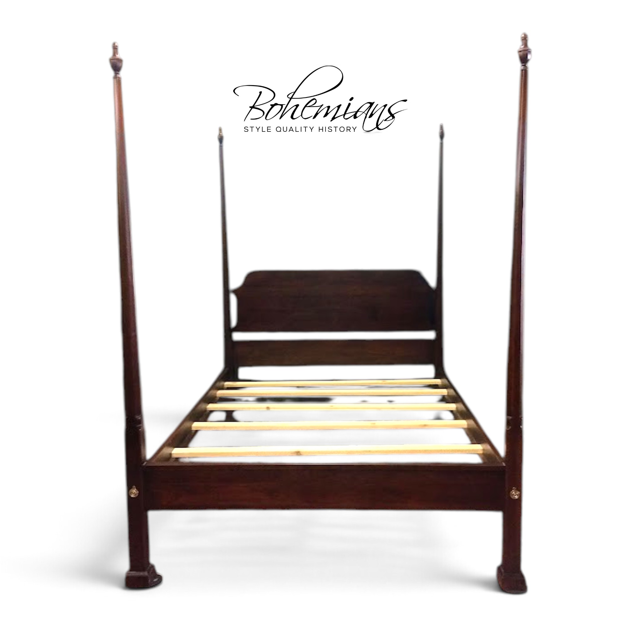 Queen Size Poster Bed, Cherry Bed, Harden Furniture